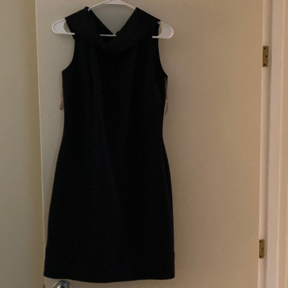 Navy sleeveless dress. Size 10.